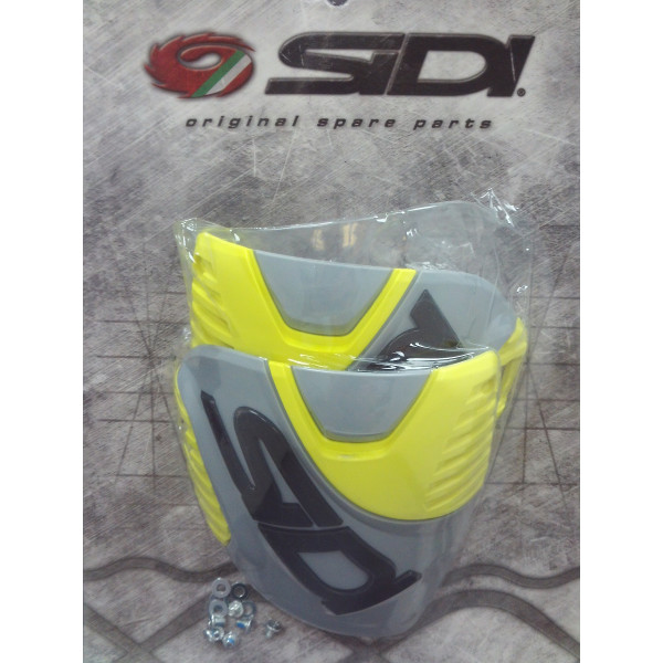 SIDI Sidi Crossfire 3 Shin Plate Leg Protector Ash/Yellow Flo